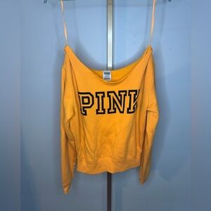 PINK Victoria's Secret Orange Sweatshirt